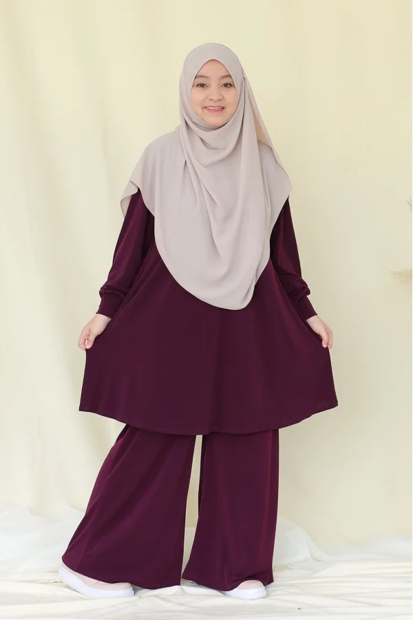 Luna Blouse - Eggplant